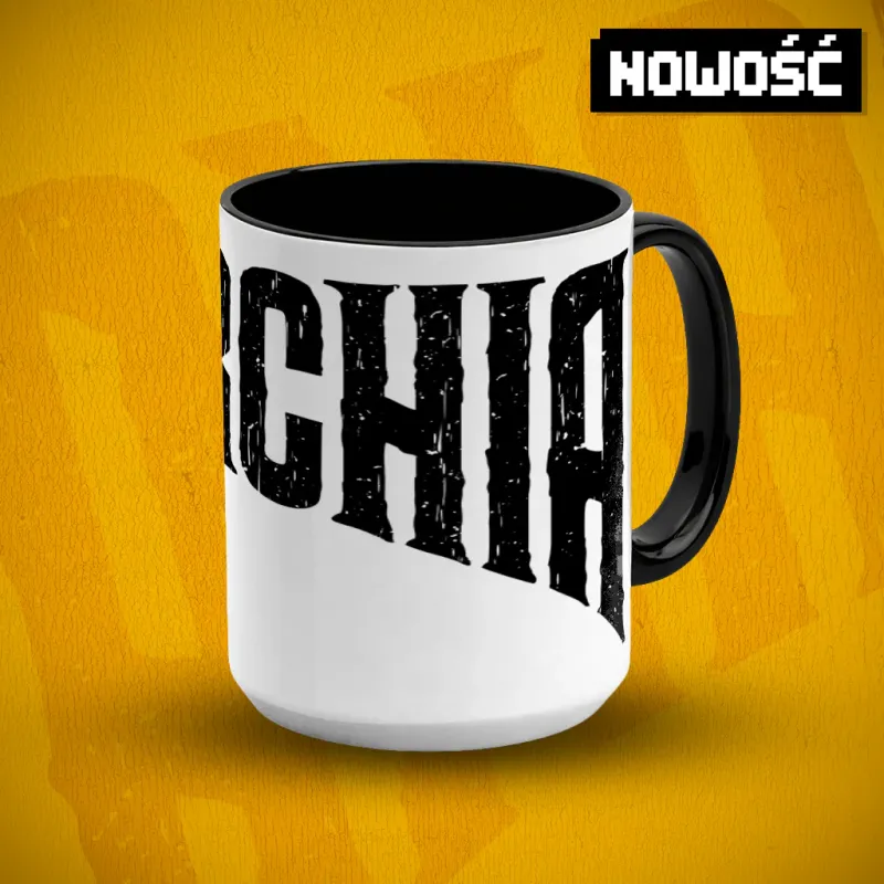 Duży Kubek Anarchia - Biały