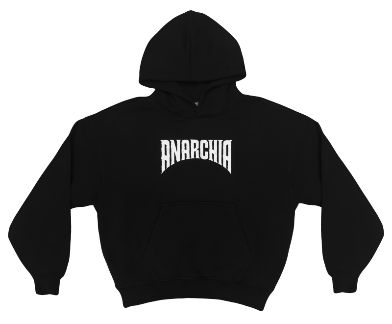 Bluza - Anarchia Distressed Logo - Czarna